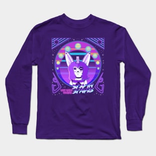 Stay in Stripes Version 1 (violet) Long Sleeve T-Shirt